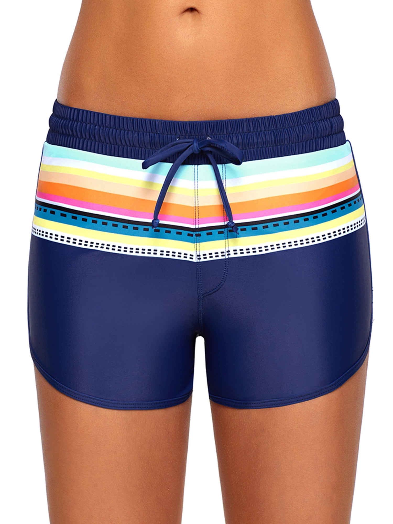 Sexy Dance Women Ladies High Waist Bikini Tankini Bottoms Swim Shorts