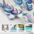 thumbnail image 3 of Elegant Beautiful Unicorn and Star Kid Hooded Beach Towel 27.5x27.5 inch Bath Poncho Towels Soft Absorbent Quick Dry for Boy Girl, 3 of 7