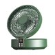 thumbnail image 2 of Ventilador portátil con luz de ventilador de escritorio plegable, con ventiladores de escritorio ajustables a distancia para ventilador de escritorio Verde Soledad ventilador de mesa, 2 of 10