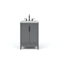 thumbnail image 2 of Water Creation Elizabeth 24" Hardwood Single Bathroom Vanity in Gray & Bronze, 2 of 6