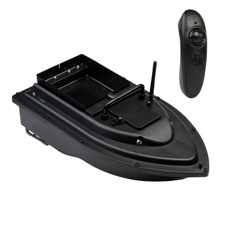 Dcenta RC Fishing Bait Boat RC Boat Fish Finder 0.75kg Loading 500M Remote  Control Double Motor Night Light 12000mah Large Capacity Battery