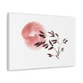 thumbnail image 2 of Red Moon Rising Japandi Inspired Wall Art Canvas Home Decorations, 2 of 7