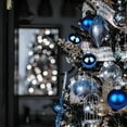 thumbnail image 4 of 24 Pcs Christmas Ball Ornaments Shatterproof Combine Baubles Bulbs Balls with Matte Shiny Glitter Mirror Decoratived Xmas Tree Hanging Decoration, 4 of 6
