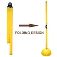 thumbnail image 3 of Masteelf Soccer Poles Training Poles Soccer Agility Pole 76.00X2.50X2.50CM Yellow, 3 of 8
