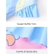 thumbnail image 5 of Traje de baño Disney Stitch para niñas de una sola pieza, talla 6-7Y, azul, 5 of 6