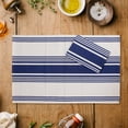 thumbnail image 4 of Hometrends Kitchen Towel 2 pack, 100% Cotton, Blue, 4 of 5