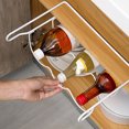 thumbnail image 2 of Fridge Wine Bottle Holder Shelf Fridge Organizer Supportive Wine Rack for Refrigerator Home Refrigerator Wine Bottle Holder, 2 of 9