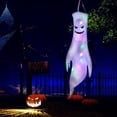 thumbnail image 4 of WHEANG Outdoor Halloween Decorations Halloween Inflatables Outdoor Decorations Scary Halloween Decorations Halloween Outdoor Decorations Light Up White Hanging Halloween Decorat, 4 of 5