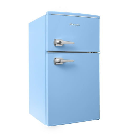 Avanti Retro Series Compact Refrigerator and Freezer, 3.1 cu. ft., in Robin Egg Blue (RMRT30X6BL-IS)
