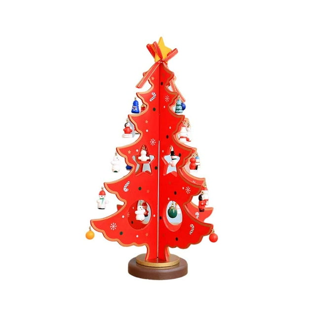 Bearachild de árbol de Navidad, bonita decoración de moda, regalos, adorno, accesorio decorativo, sala de estar, dormitorio, oficina Kits de decoración para fiestas Rojo Largo Bearachild HA071338-03B
