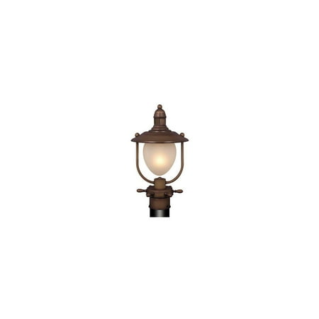 Antique Copper Outdoor Post Mount - Outdoor Post 1 Light Fixtures With Antique Red Copper Finish Steel Material Medium 9