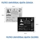 thumbnail image 2 of JUEGO DE FILTROS UNIVERSAL SANAIRE, ATRAPA GRASA Y ATRAPA OLORES SANAIRE SANAIRE JUE-FILUNI-BCO-NGO, 2 of 4