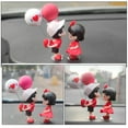 thumbnail image 2 of Shisuyan Automotive Dashboard Decoration Pink 1Set 3.5x2.6x0.8In, 2 of 8