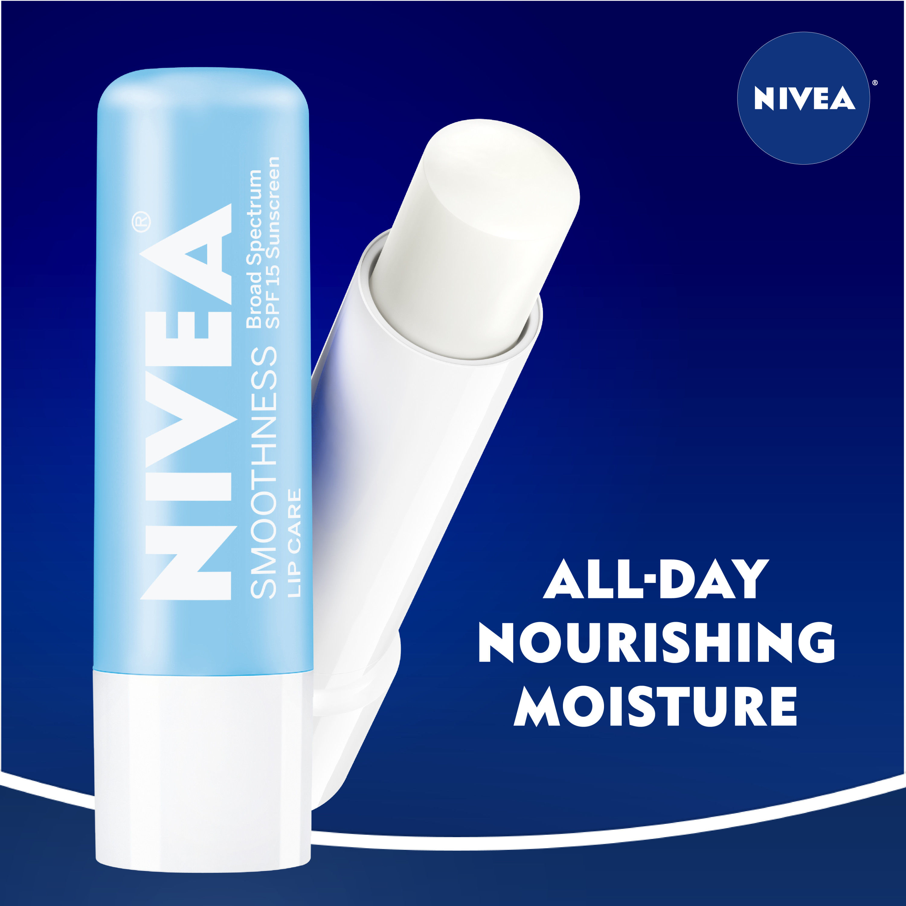 NIVEA Smoothness Lip Care SPF 15, Lip Balm SPF Stick, 0.17 Oz - image 4 of 6