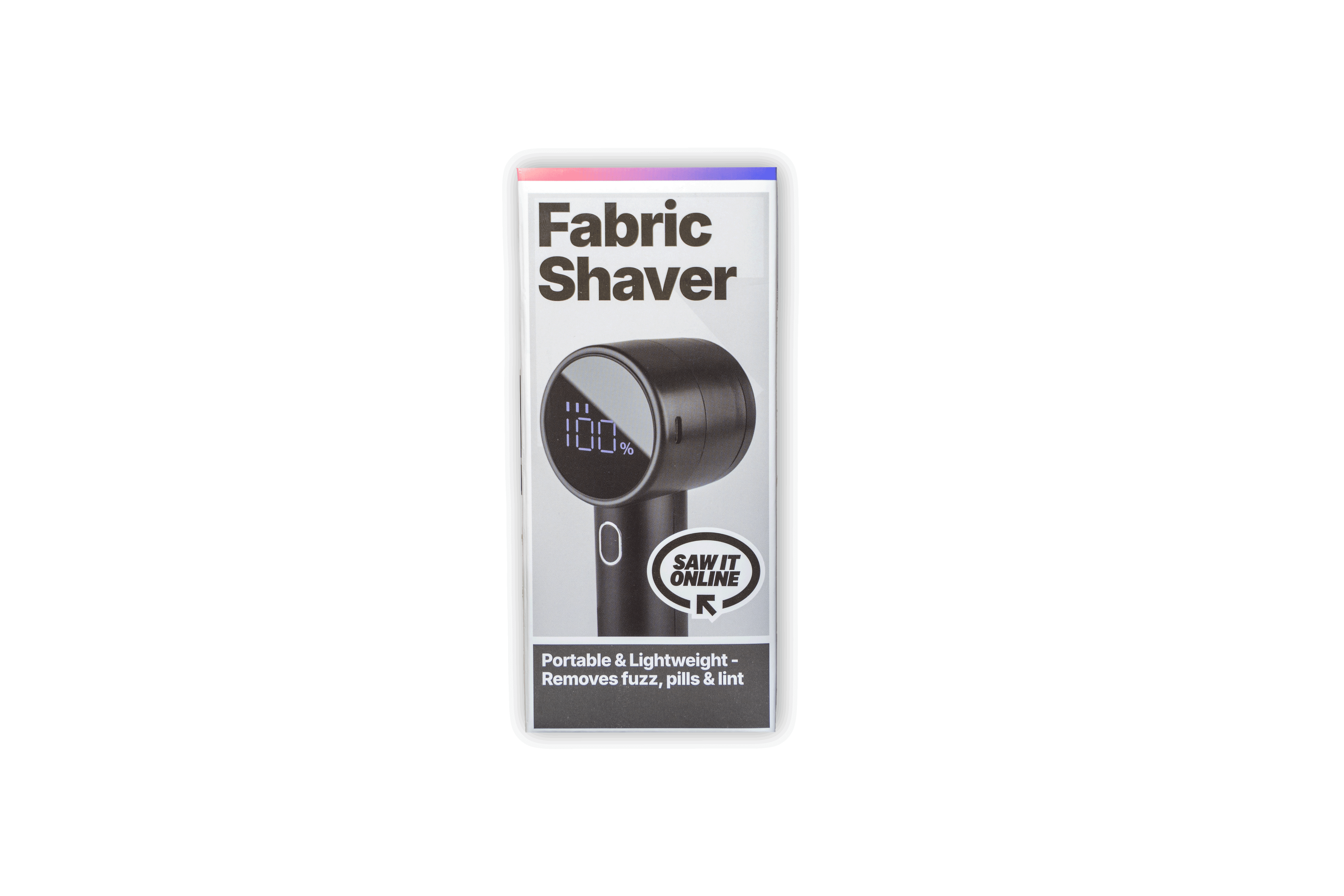 Rechargeable Fabric Shaver with LED Display and Dual Blades for Clothes and Furniture