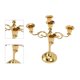thumbnail image 5 of Candelabro De 5 Brazos, Candelabro Cónico De Hierro, Soporte Para Vela Para Cena Fiesta Decoración De Mesa De Boda, 5 of 7