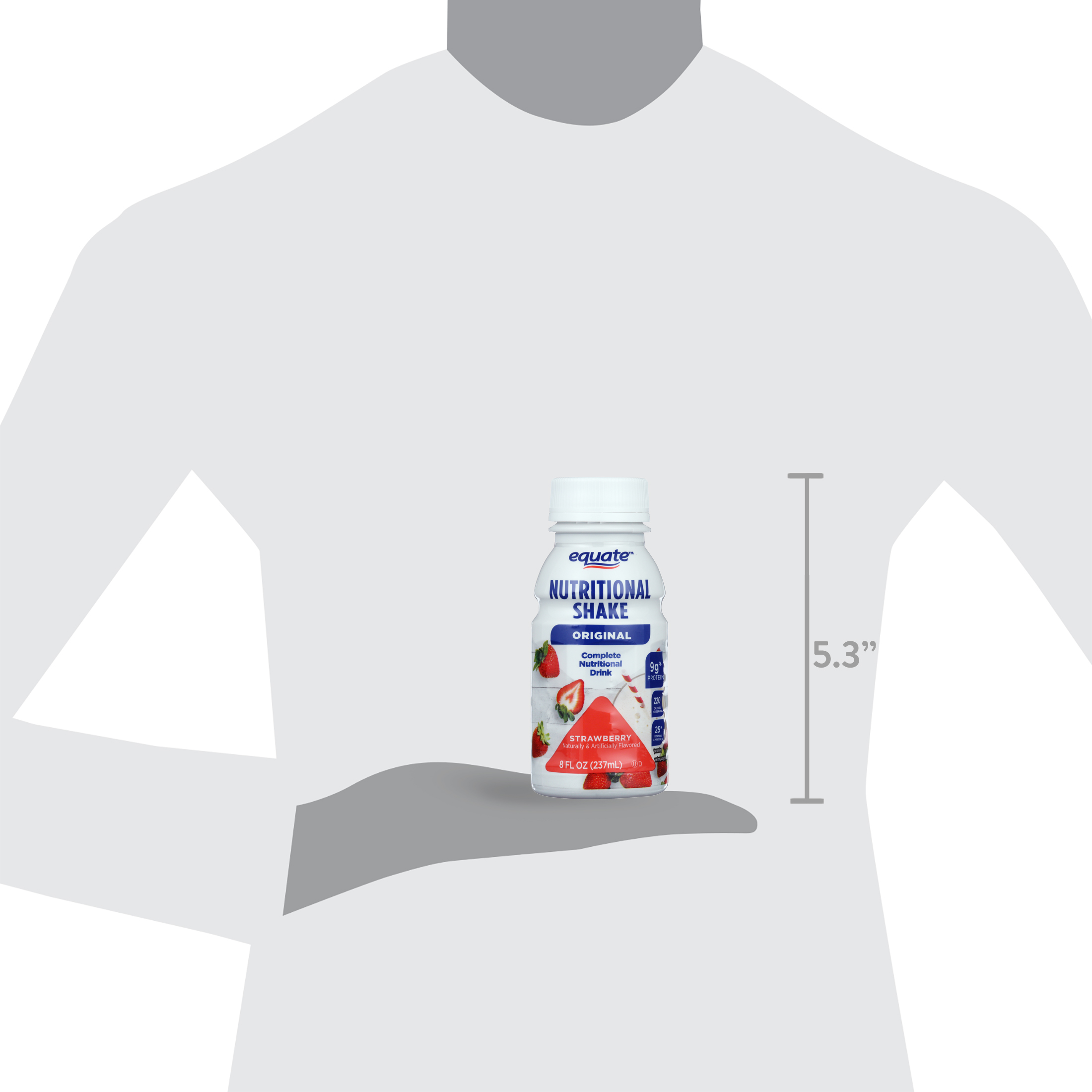 Batido Nutricional de Fresa, 8 fl oz, 6 unidades 7