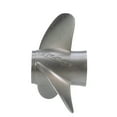 thumbnail image 4 of Quicksilver Bravo Three Propeller, 14.25Rx22RH, Matte Stainless, 4 of 5