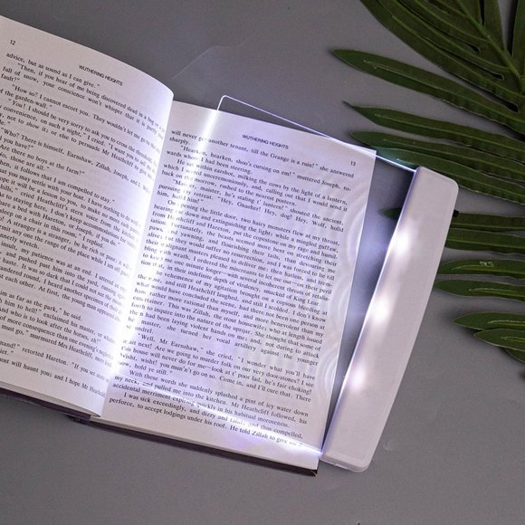 Book Light Juesi, libro de página plana, cama de lectura, noche, inalámbrico