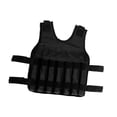thumbnail image 4 of Chaleco lastrado ajustable para correr, transpirable, con bolsillos, para calistenia, entrenamiento de fuerza y desarrollo muscular., 4 of 8