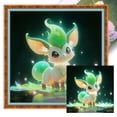 thumbnail image 1 of Hilo Algodón Ecológico Bordado Punto Cruz Pok Mon Eevee Impreso 11CT 40x40cm, 1 of 9