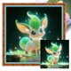 thumbnail image 1 of Hilo Algodón Ecológico Bordado Punto Cruz Pok Mon Eevee Impreso 11CT 40x40cm, 1 of 9