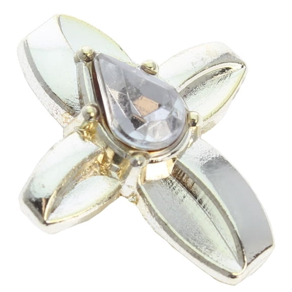 Sterling Gifts Jesus Savior's Tear Cross Silver Pins Set of 2 Christian