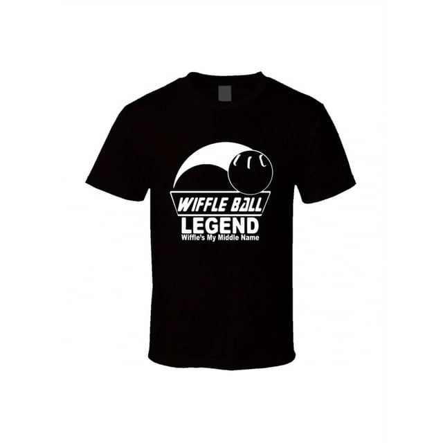 Men'S Whiffle Ball Legend Graphic T Shirt Wiffle'S My Middle Name Design
