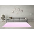 thumbnail image 3 of Ahgly Company Indoor Rectangle Solid Pink Modern Area Rugs, 8' x 12', 3 of 4