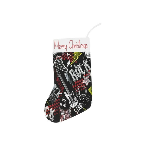 Christmas Stocking - Holiday Stockings - Rock Star