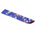 thumbnail image 1 of Baohd Delicate Chinese Hand Pocket Fan Bag Holder Silk Protector Pouch Gift Blue, 1 of 6