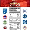 thumbnail image 7 of Antarctic Krill Oil 100% Pure with Omega-3 EPA DHA Astaxanthin 1000mg per day (2 Softgels). Made in the USA, 7 of 7
