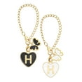 thumbnail image 1 of Accessoires de Lettres Réglables 2 Pcs Breloques Papillon pour Gobelet Nom Id Poignée Breloques Forme de Cœur Identification Accessoires Tasse Thé au Lait, 1 of 8