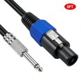 thumbnail image 1 of Speakon Male to 6.35mm Male Audio Adapter Cable, 1 of 5