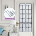 thumbnail image 5 of Mlkoz Cleaning Supplies Clearance, Over The Door Shoe Rack For Door With 12 Large Mesh Pockets Fitted Hanging Shoe Organizer Sturdy Closet Door Shoe Storage, Men Gifts, 5 of 7