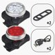thumbnail image 1 of Juego de luces de bicicleta recargables con USB a prueba de lluvia, faro delantero superbrillante + luz LED trasera, 2 uds., 1 of 11