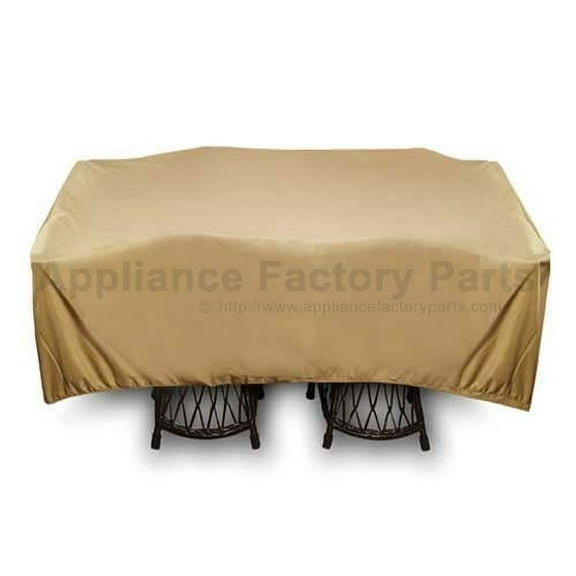 96INCH SQUARE TABLECHAT SET COVER KHAKI WRKH96SQ