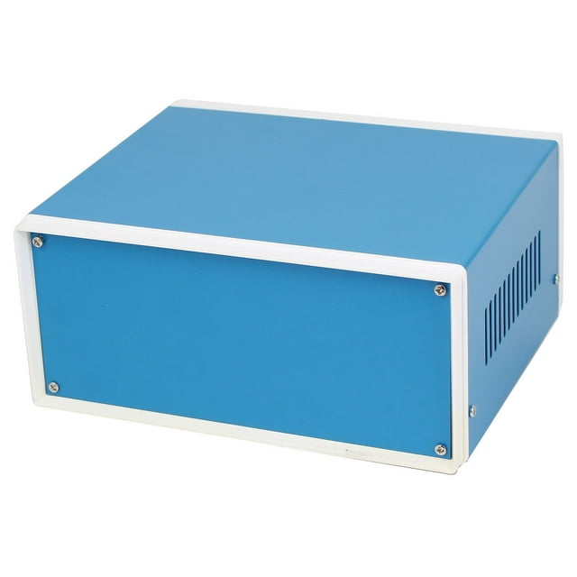 Unique Bargains Metal Electronic Project Junction Box Enclosure Case Blue 195mm x 165mm x 80mm