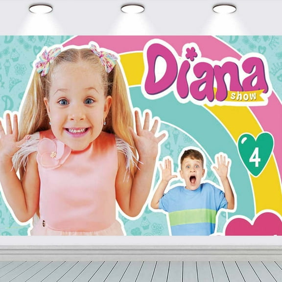 Love Diana school Backdrop Taspestry Banner Party Supplies Background Poster Decor Decorations