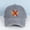 Gray, variant on Anti-Crown Letter Embroidered Color Block Trucker Hat Unisex Adjustable Cotton Breathable Fashion Cap for Travel Daily Wear
