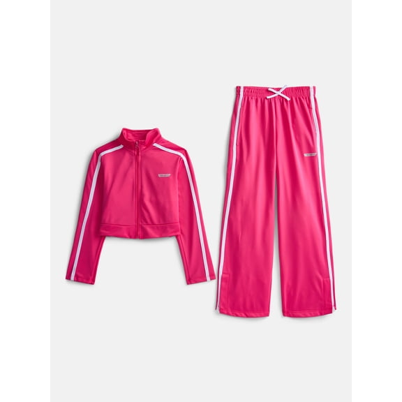 Hind Girls Athletic Performance Jacket and Open Botton Pants, 2 Piece, Sizes 4-16