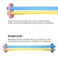 EPE Solid Foam Swimming Floating Training Aid Water Safety Pool Noodle ...