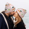thumbnail image 5 of Pofeuu Cute Sushi (2) Print Beanie Hat for Men Women Knit Winter Hat Warm Cuffed Skull Beanie Slouchy Soft Unisex, 5 of 6