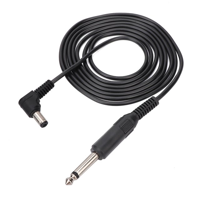 Línea de gancho para máquina de tatuaje, interfaz DC, accesorio duradero para Cable de pluma de tatuaje (codo)
