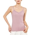thumbnail image 1 of AherBiu Women's Tank Tops Slim Fitted Stretchy Solid Color Basic Comfy Camis Spaghetti Strap Bottom Tops, 1 of 4