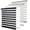 Black, variant on KALYSIE Cordless Zebra Blinds for Windows, Free-Stop Pull Down Roller Window Shades with Valance, Light Filtering Dual Layers Sheer Shades for Home and Office, Beige, 20"W x 72"H