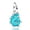 Blue Murano Glass Sea Snail Dangle Charm, variant on 925 Sterling Silver Turquoise-colored Fishbone Dangle Charm Bead Charm for Women Charm Bracelet & Necklaces