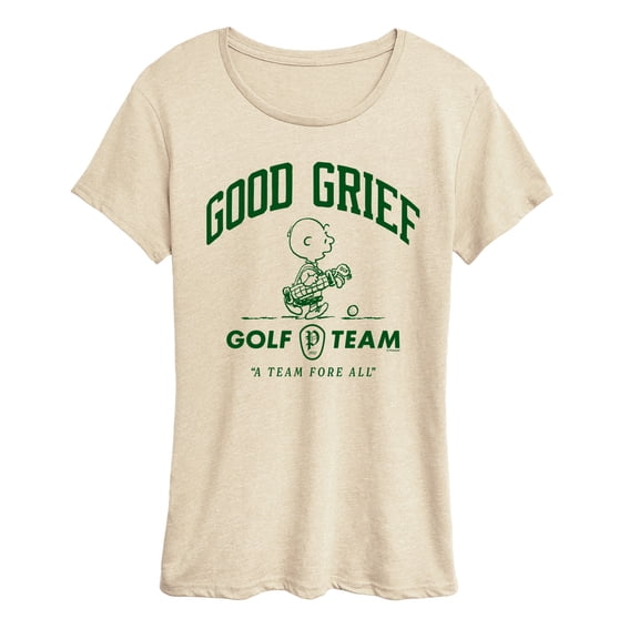 Peanuts - Good Grief Golf Team - Women's Short Sleeve Graphic T-Shirt