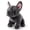 GY, variant on Lifelike Artificial Bulldog Plush Toy, Soft Stuffed Animal Dog, Realistic Home Decor Gift for Kids, Black
