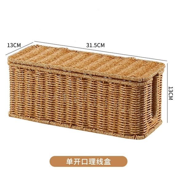 BERTDOMD Cord Organizer Storage Extension Cord Box Cable Storage Basket Cable Organizer Cord Organizer Box Cable Hider Box Electrical Cord Management Cable Storage Box